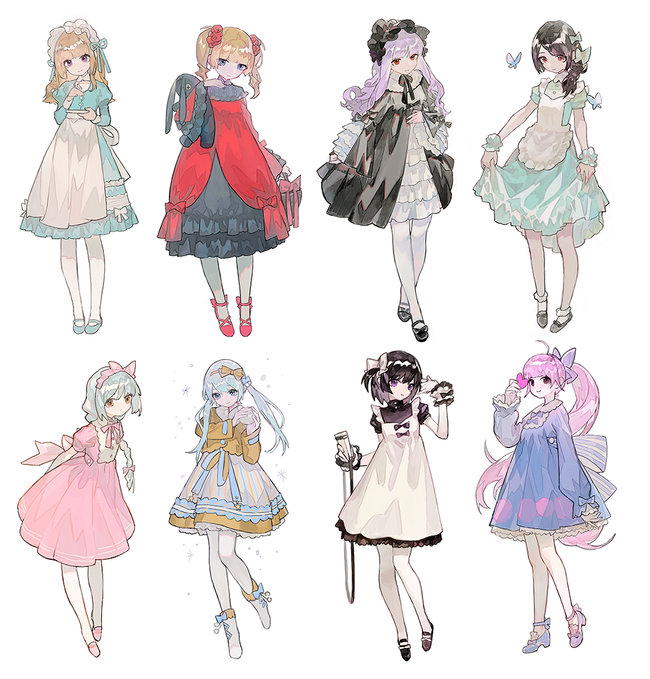 動(dòng)漫角色服裝設(shè)計(jì)素材與靈感參考